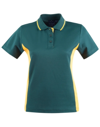 Picture of Winning Spirit, Ladies TrueDry Contrast S/S Polo